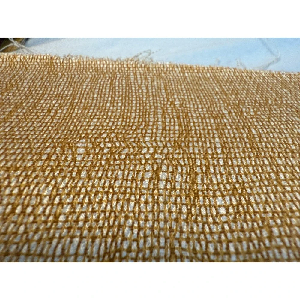 Vintage new orangish brown retro Fabric 35